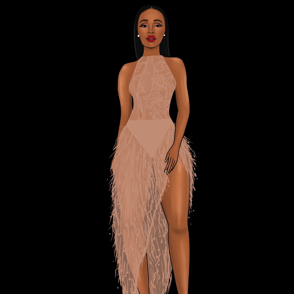 Brown Sheer Dress Stickers 10 Ct. VARIETY PACK